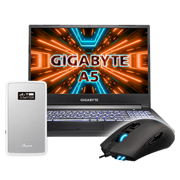 GIGABYTE A5 &AORUS M4 モバイルルータセット