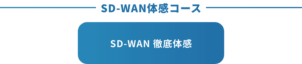 SD-WAN体感コース。SD-WAN 徹底体感